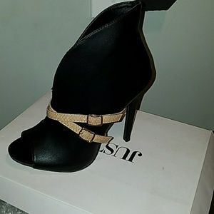 Leather JustFAB heels